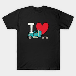 I Love Trucking T-Shirt